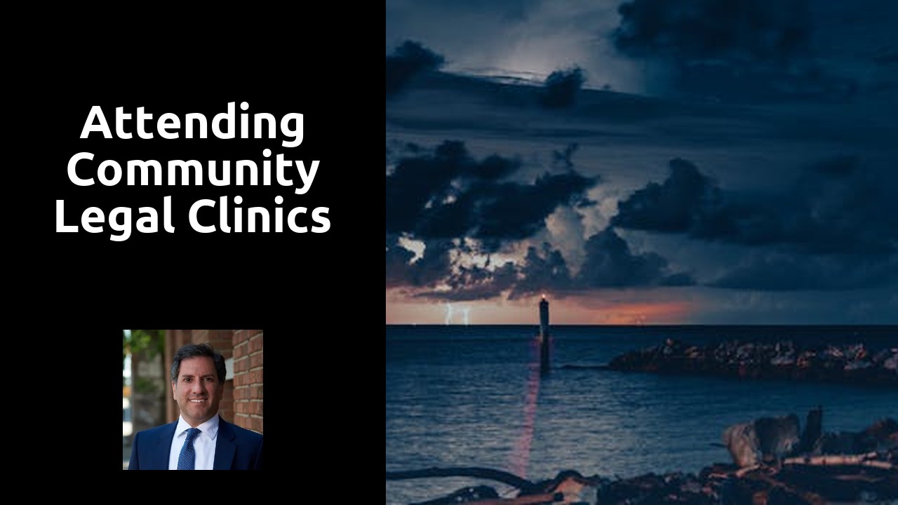Attending Community Legal Clinics